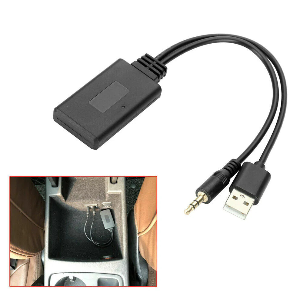 2 in 1 USB Bluetooth 5.0 Transmitter Receiver Adapter Wireless for PC Car Kit